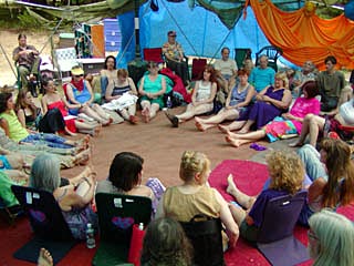 Women's turn in the fishbowl